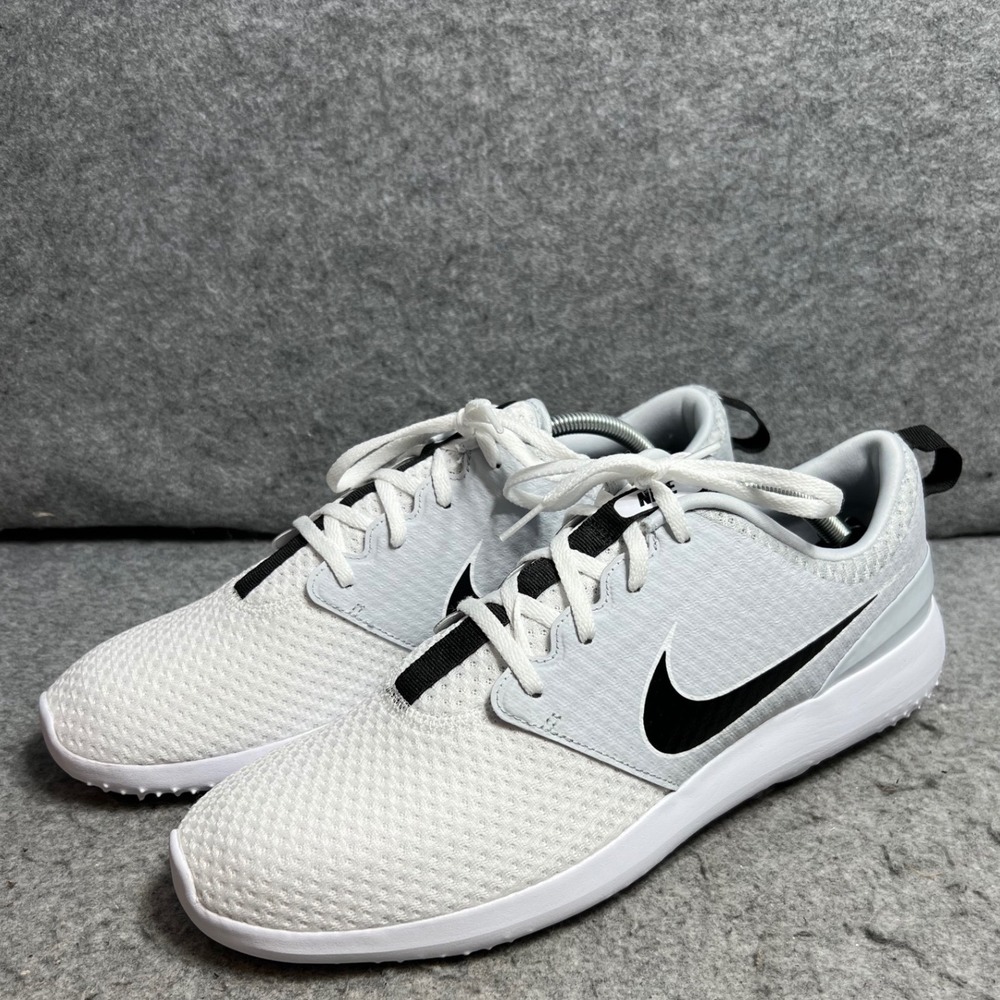 Nike Roshe G Mens Golf Shoes Black Pure Platinum Spikeless Sneakers Size 12
